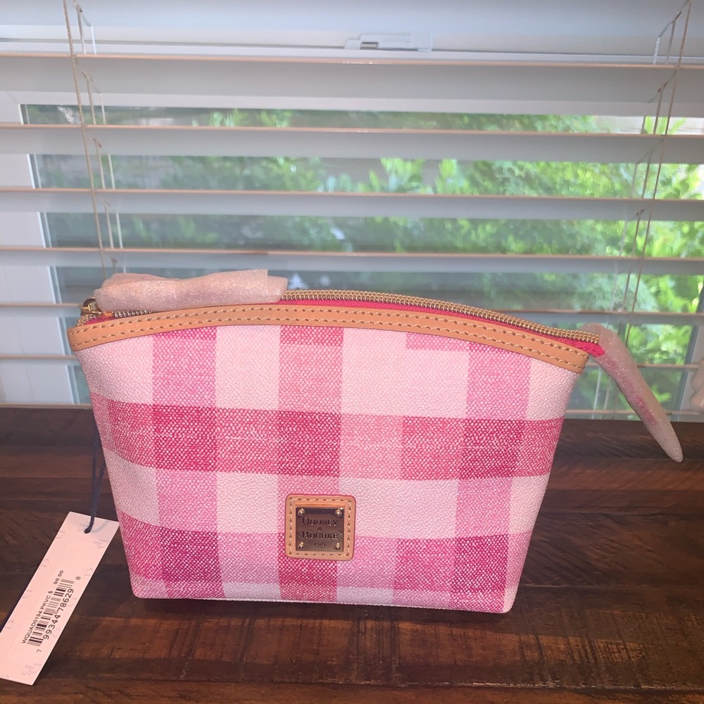Dooney & Bourke Quadretto Cosmetic Case Pink